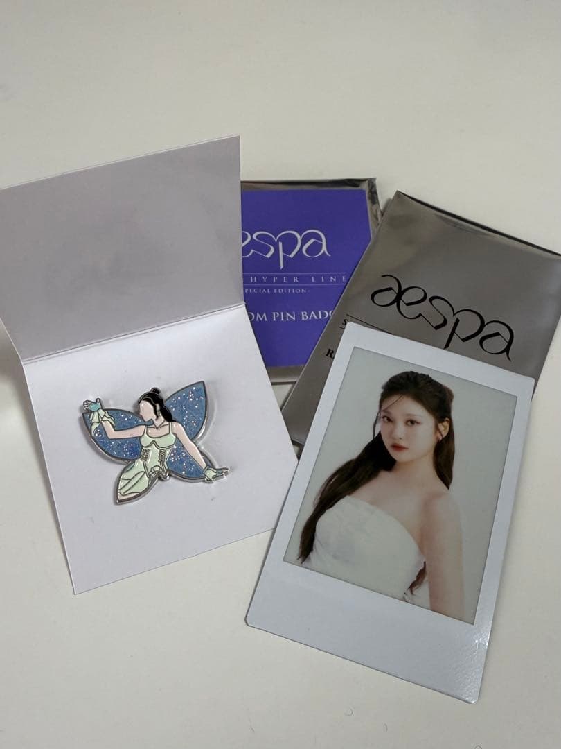 aespa ニンニン SYNK HYPER LINE ピンバッジ フォトカード - メルカリ