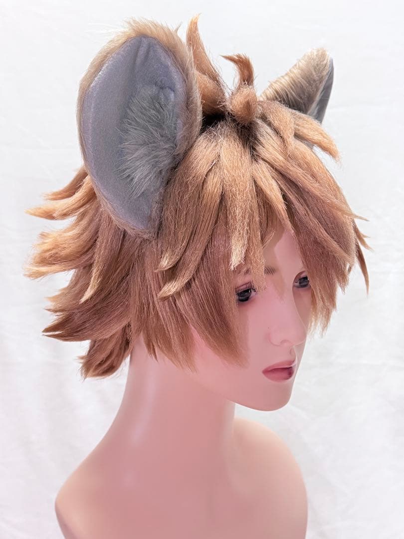 ラギー・ブッチ ウィッグ コスプレ ツイステ つけ耳 尻尾 ㉒ - メルカリ