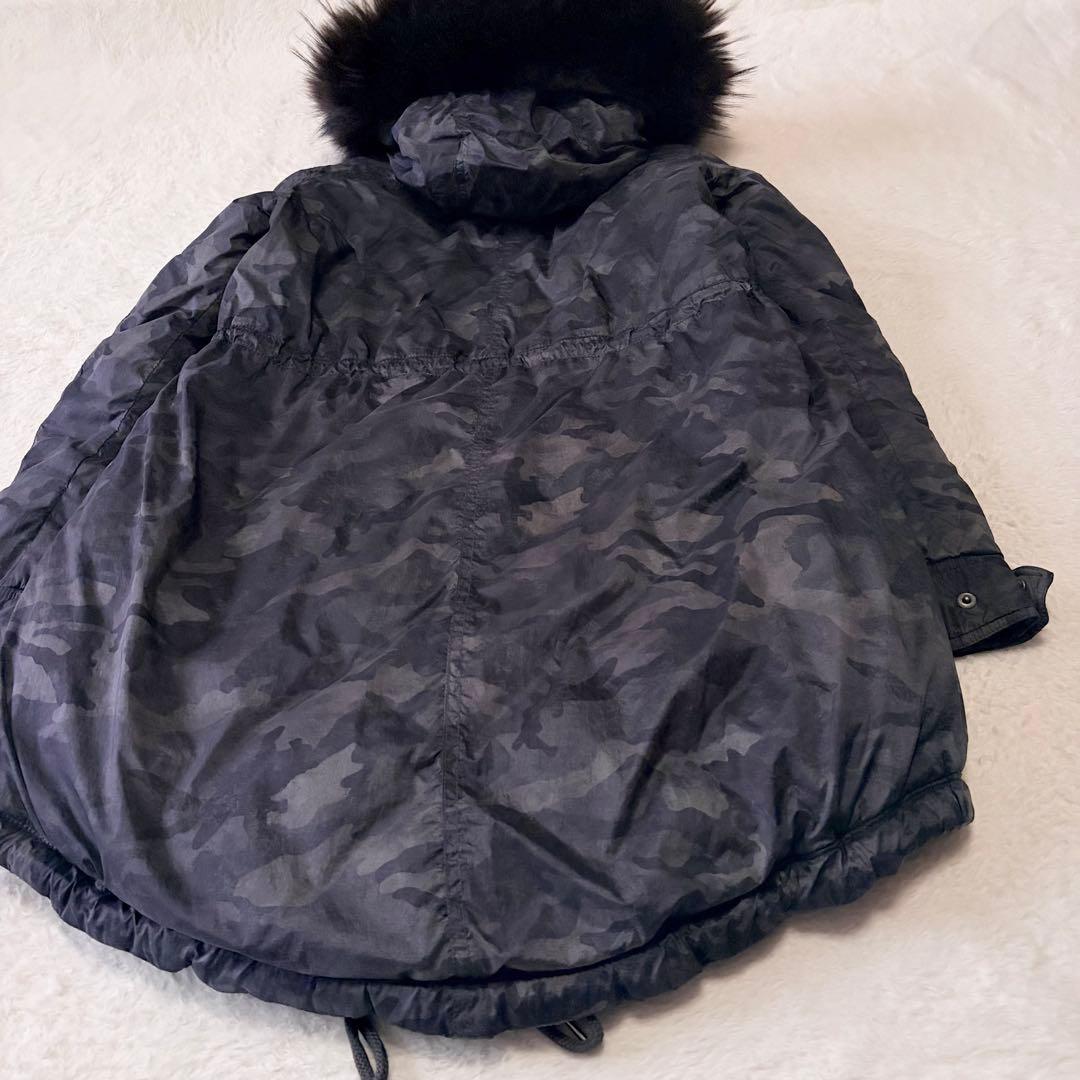 4305 【美品】 タトラス ダウンモッズコート 迷彩 カモフラ