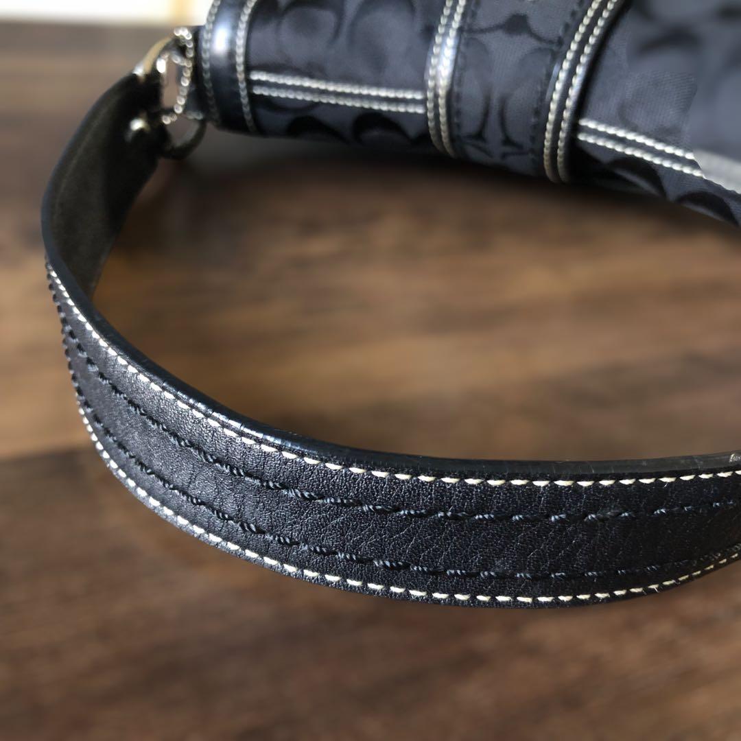 美品 COACH コーチ ソーホーワンショルダー シグネチャー y2k - メルカリ