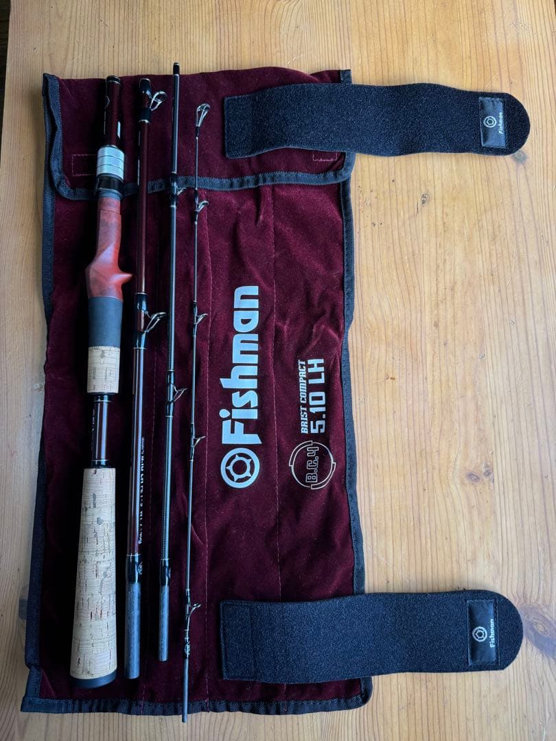 Fishman BC4 5.10LH ベイトロッド｜淡水5回使用・付属品あり