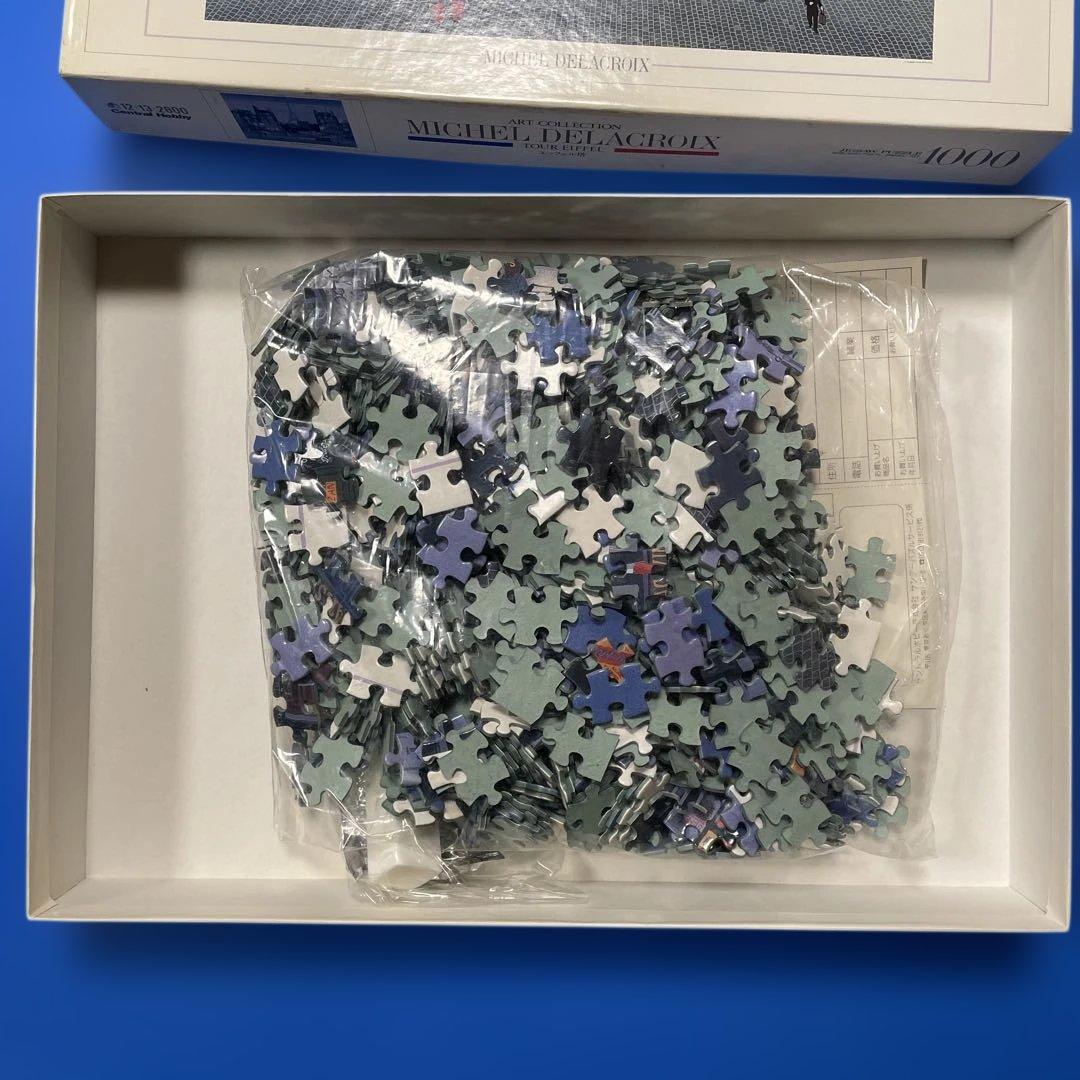 ジグソーパズル ミッシェル・ドラクロワ エッフェル塔 1000P 内袋未