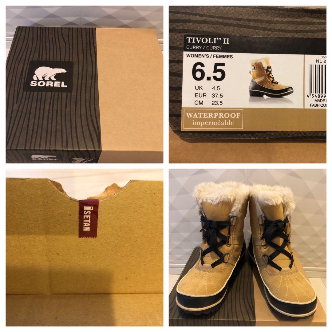 【極美品】ソレル　SOREL ティボリスノーブーツ　内ボア　23〜23.5cm