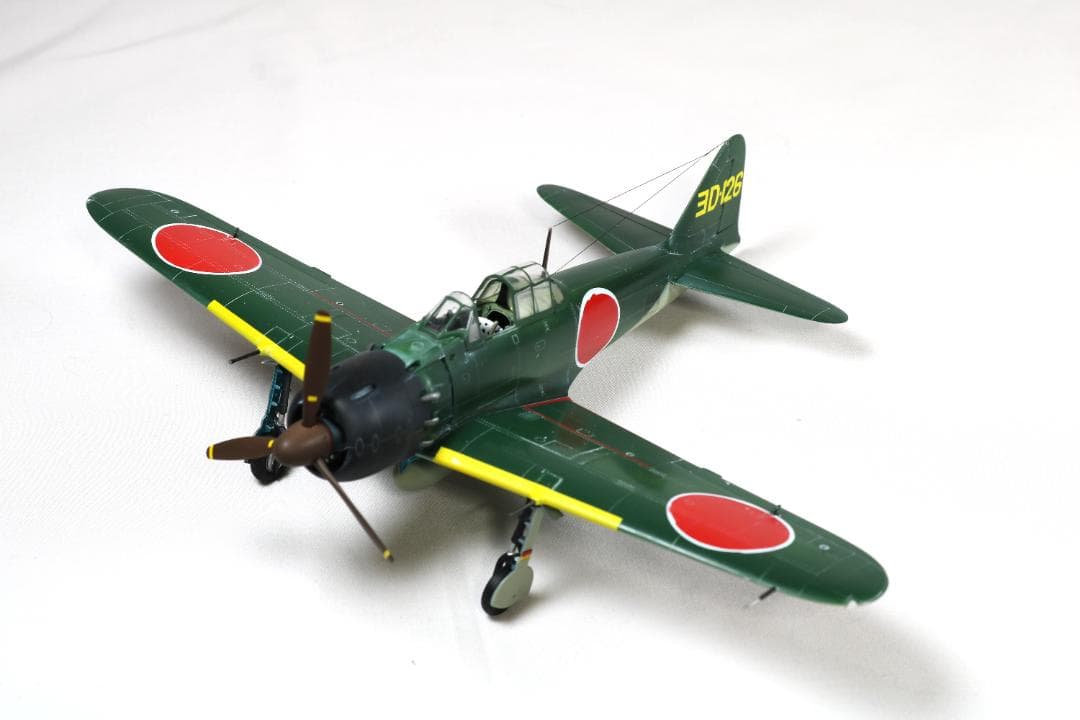 タミヤ　1/48　零戦五二型　　プラモデル完成品 タミヤ 1/48 マスターワークコレクション 三菱 零式艦上戦闘機五二型甲
