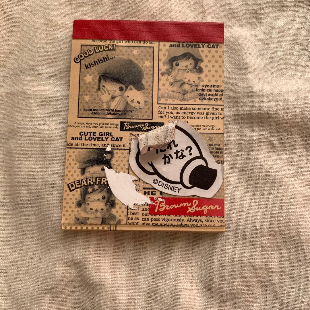 当時物】平成レトロ ガール 女の子 メモ帳 カミオジャパン クーリア