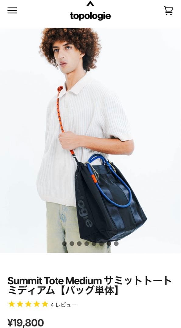 トポロジー topologie Summit Tote サミットトートM - メルカリ