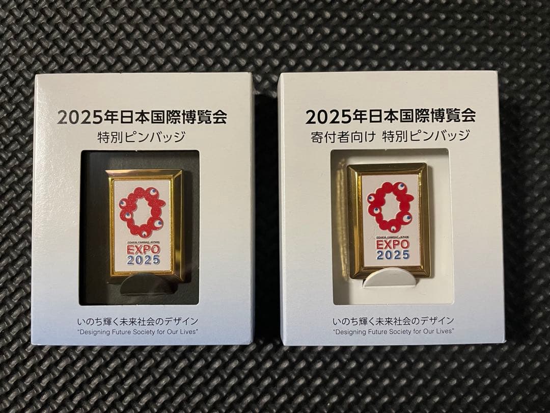 EXPO 2025 ピンバッジ 大阪・関西万博 寄付者限定 特別ピンズ 2種類