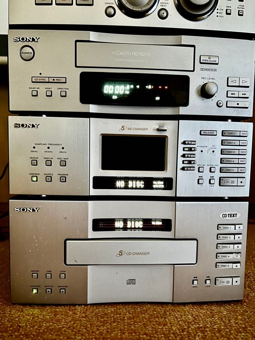 SONY MDピクシー DHC-MD99 オプションのカセットデッキ完備 - メルカリ