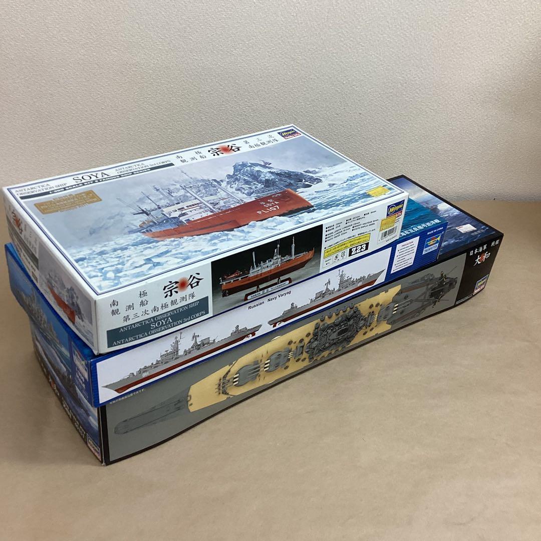 ハセガワ 戦艦大和1/450 宗谷1/350 トランペッター 巡洋艦1/350 - メルカリ