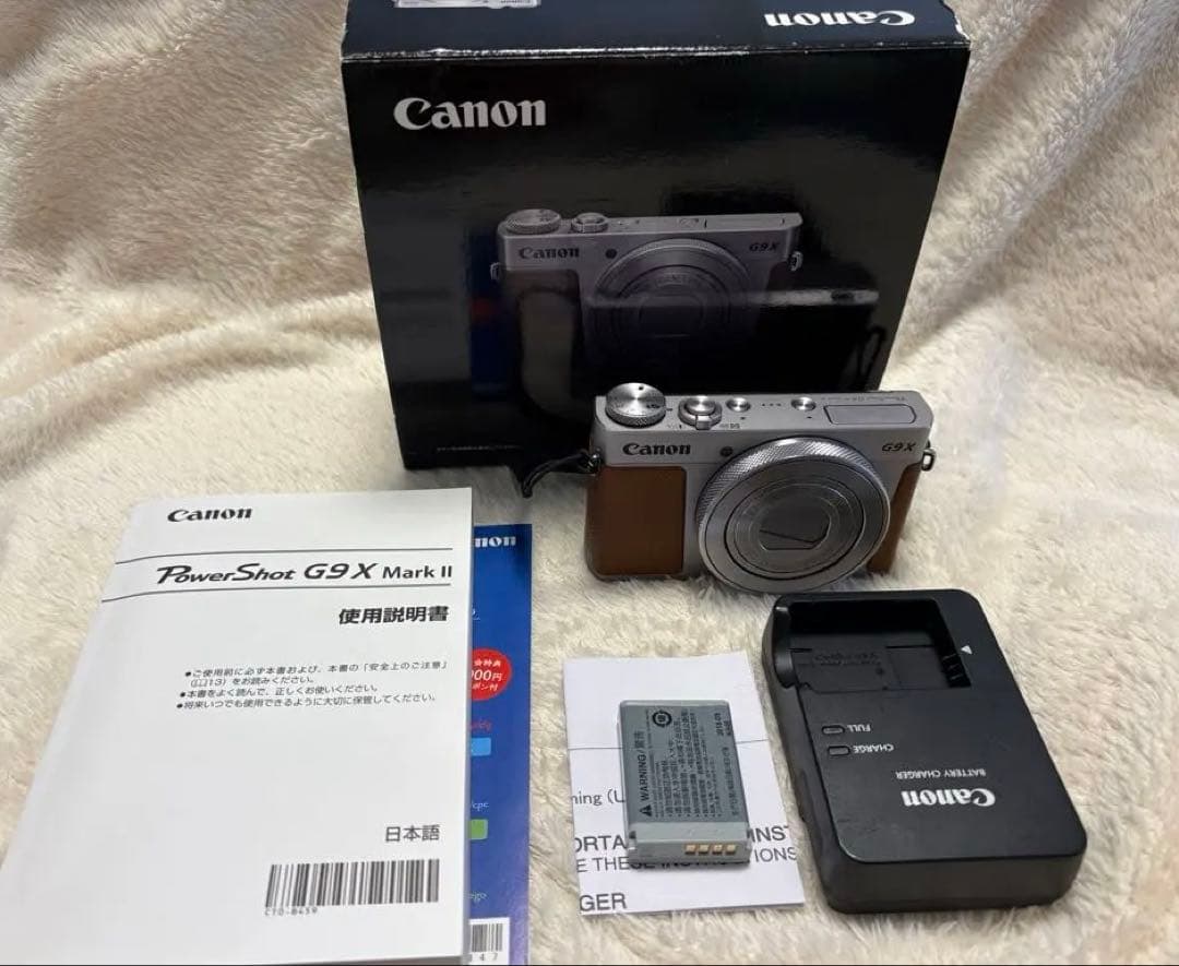 Canon PowerShot G9 X Mark II 本体（箱、保証書付き） Canon PowerShot G9 X Mark II ブラック｜買取価格 - リファン