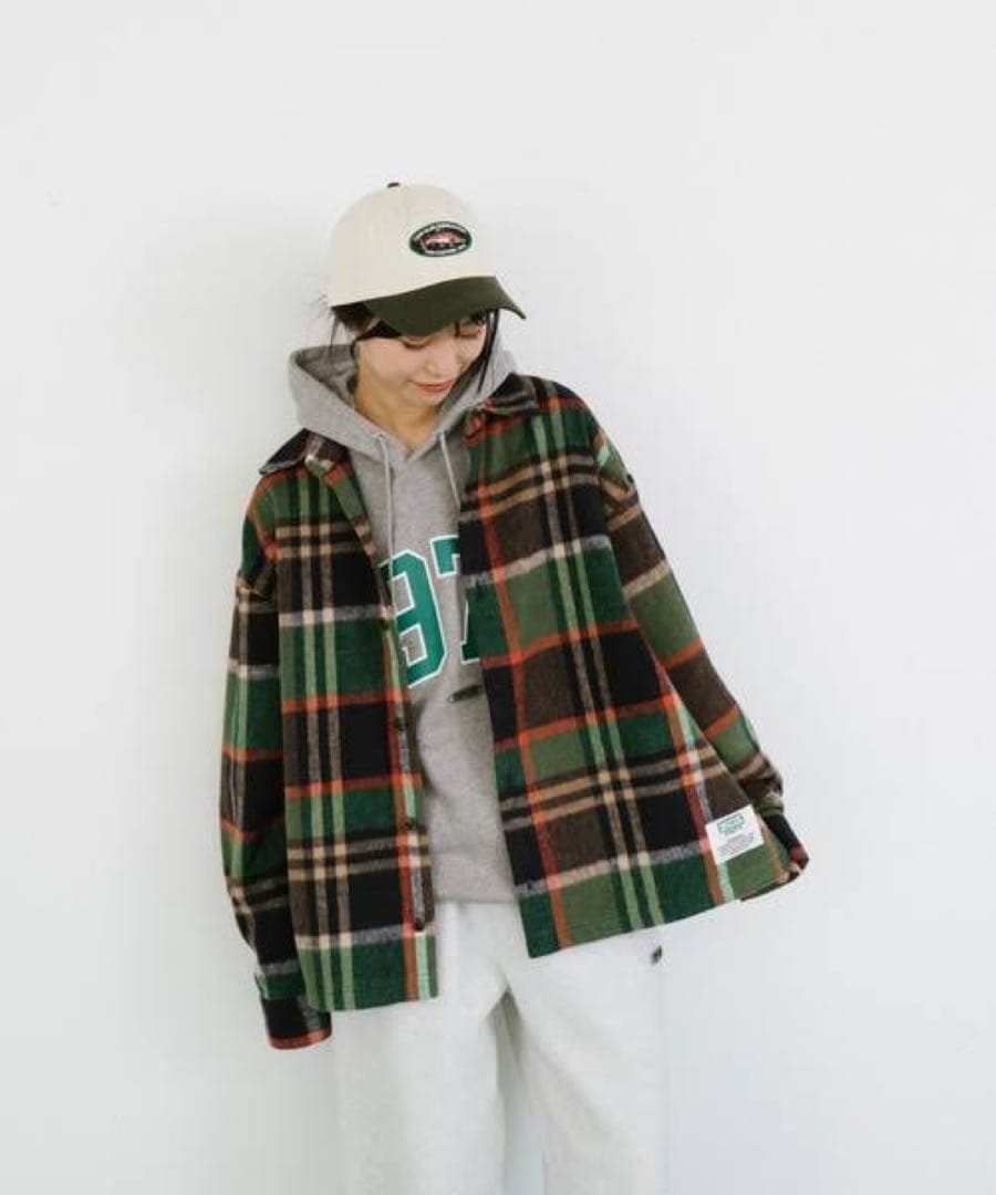 DISCUS別注】シャギーチェックシャツジャケット - メルカリ