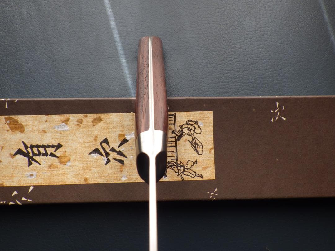 京都/有次・三徳/牛刀包丁刃渡185mm共箱有り☆UHB鋼☆