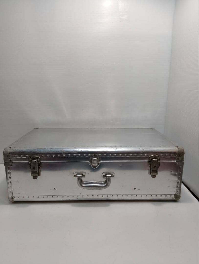 希少】ヴィンテージ アルミトランク スーツケース インダストリアル