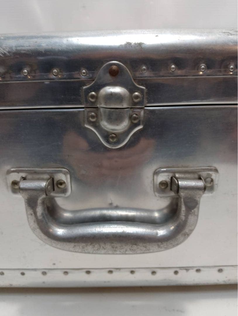 希少】ヴィンテージ アルミトランク スーツケース インダストリアル