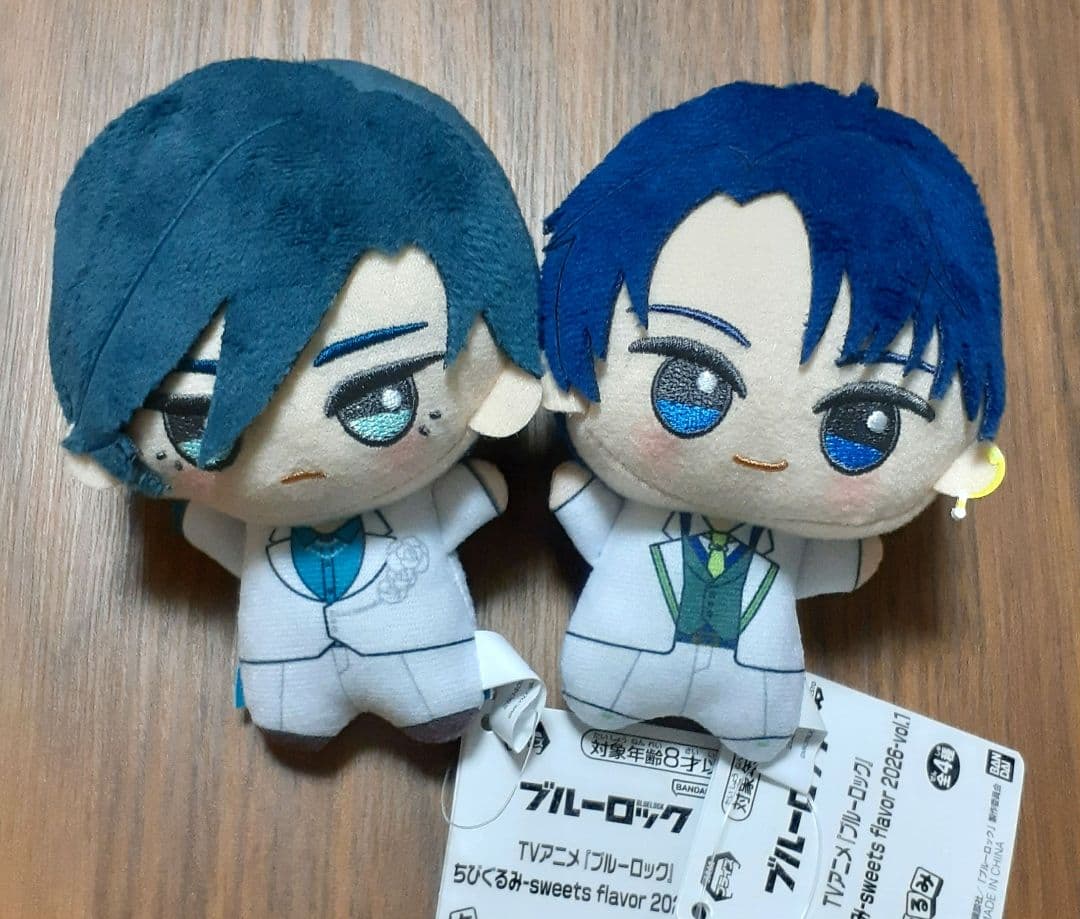 ブルーロック ちびぐるみ sweets flavor 2026 糸師凛 潔世一 - メルカリ