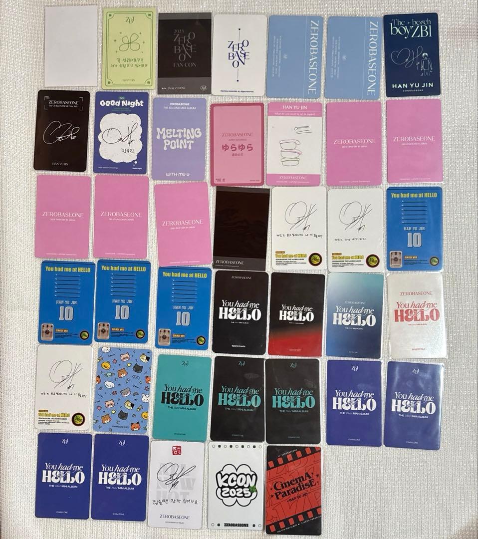 ZEROBASEONE トレカ ユジン まとめ売り 40枚 おまけ缶バッチ - メルカリ
