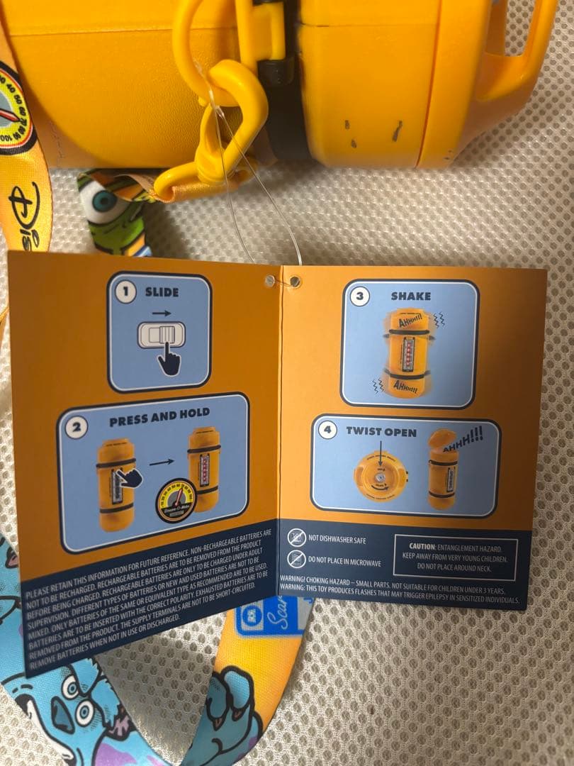 WDW ポップコーンバケット モンスターズインク マイク サリー