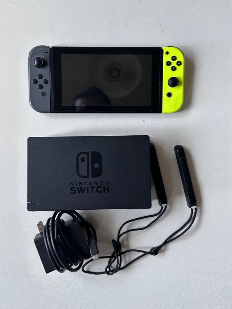 任天堂　switch本体　ジャンク扱い ジャンク扱い》ニンテンドースイッチ 初期型 ネオンブルー・ネオン