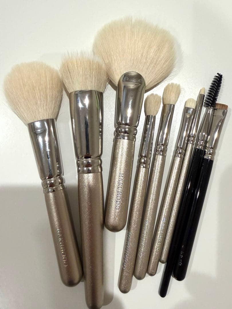 白鳳堂 ブラシ セット 天然毛 9本 白鳳堂＞基本6本セット ブラックミディアム(BkSM) | ANAショッピング A