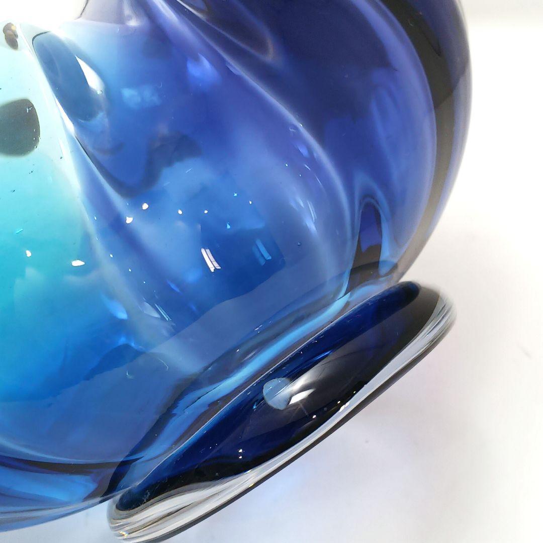 Y2293-62 津軽びいどろ 秋村実 色ガラス デキャンタ 飾瓶 #1 - メルカリ