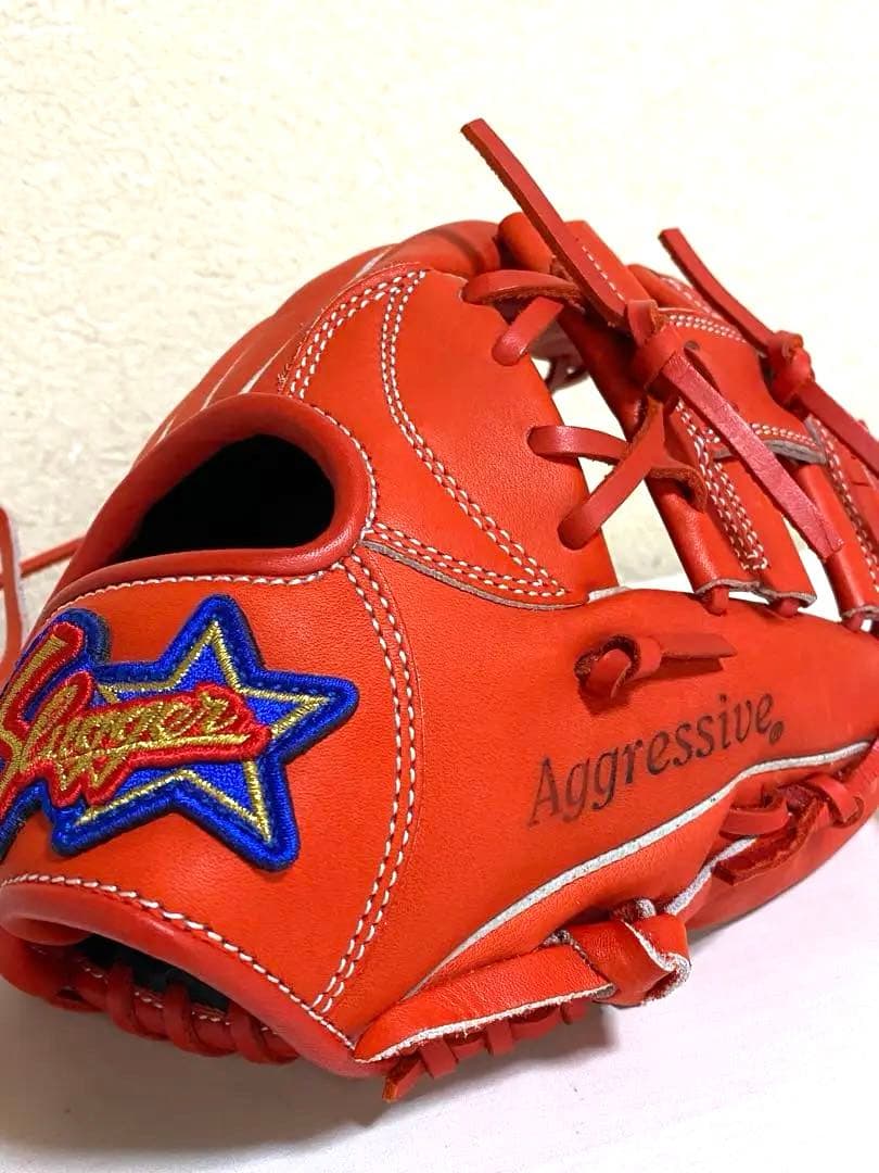 《新品未使用》久保田スラッガー軟式少年用グラブKSN-J6 Fオレンジ