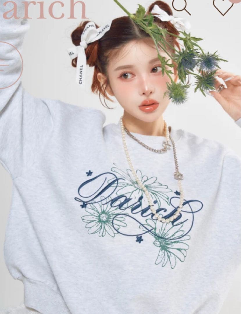 darich☆ガーベラモチーフプルオーバー新品未使用タグ付き - メルカリ