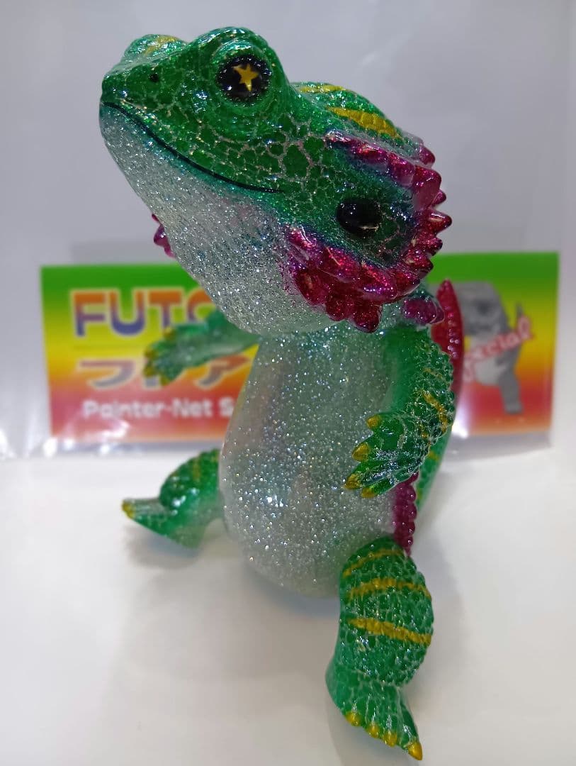 ペインターネット フトアゴン ソフビ クリスマス(クラックver.)【開封品】