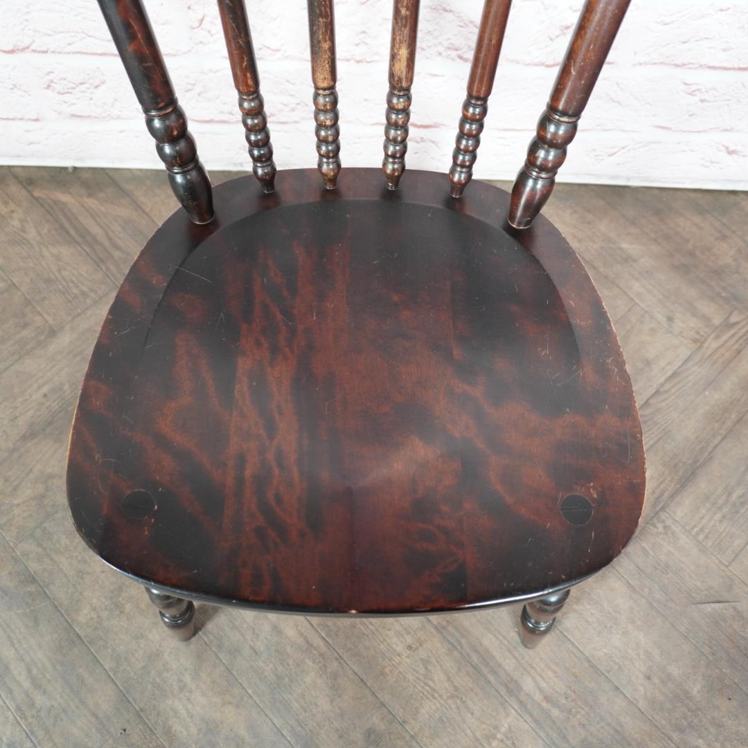 北海道民芸家具 ダイニングチェア HM626 ウィンザー スピンドル b