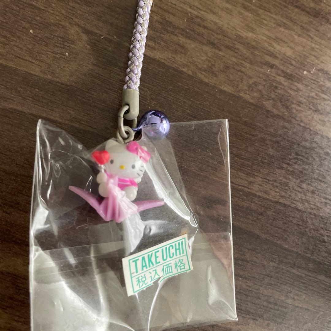 ハローキティ 広島限定 折り鶴バージョン ストラップ 根付 ご当地
