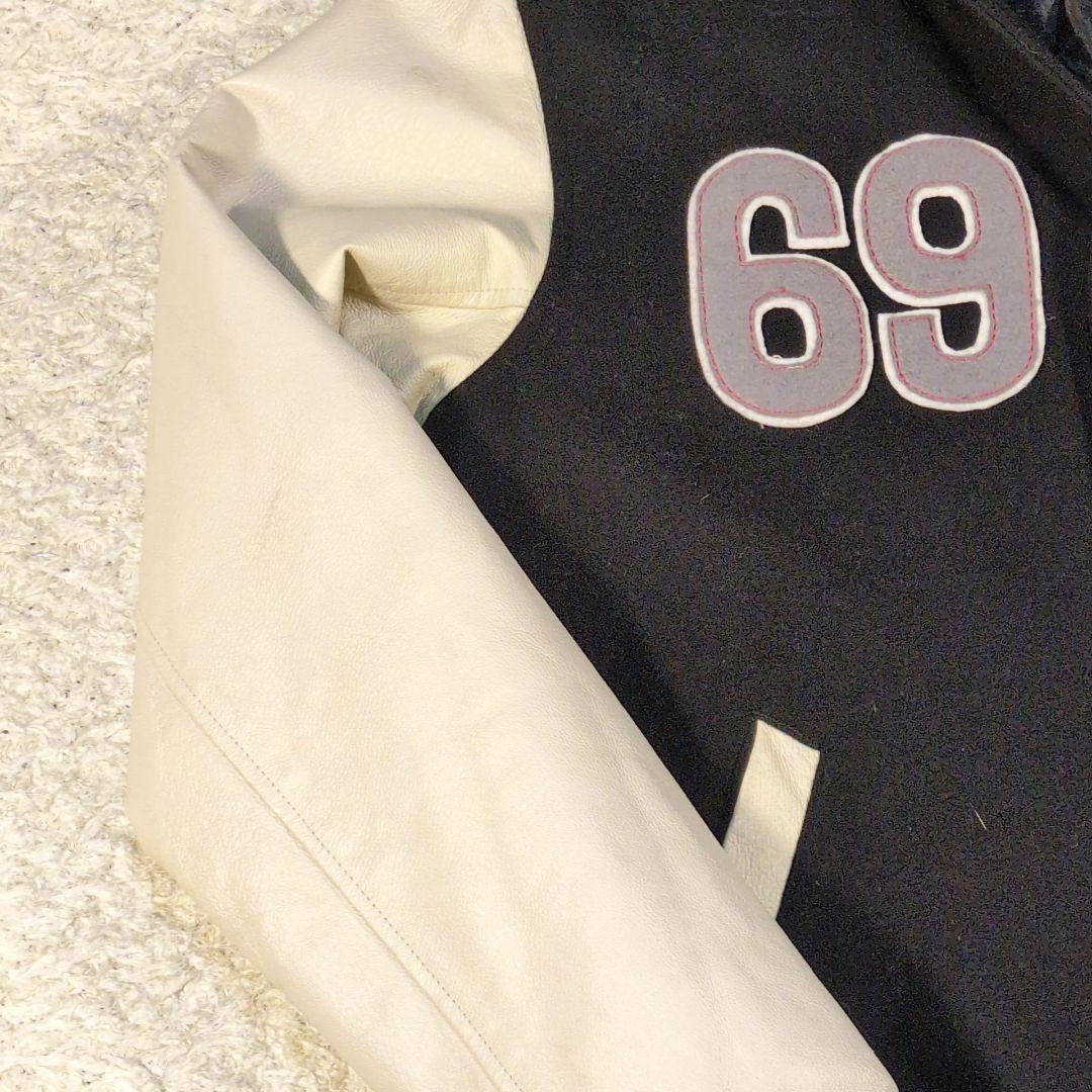 値下げ中1-42 RIPCURL スタジャン 袖レザー ワッペン