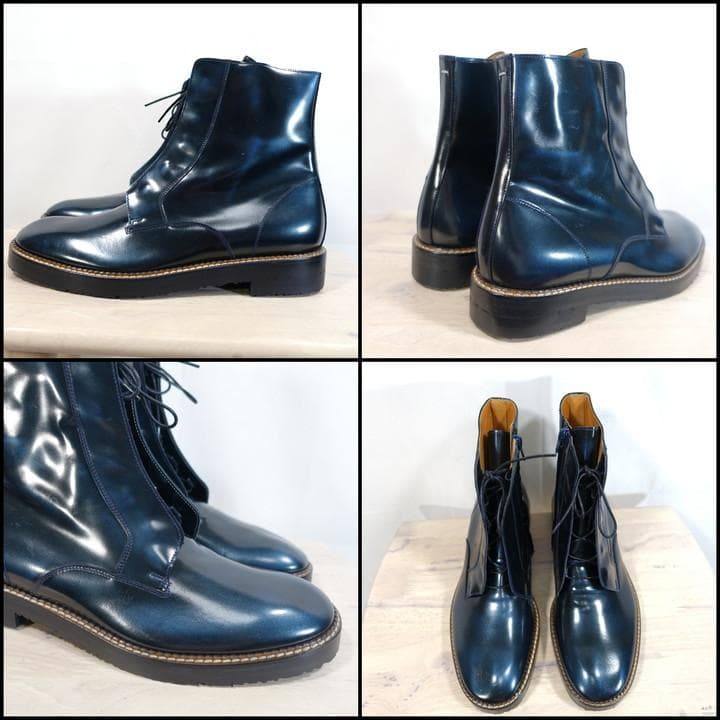 ○kyo様専用○マルタンマルジェラ サイドジップ レースアップブーツ