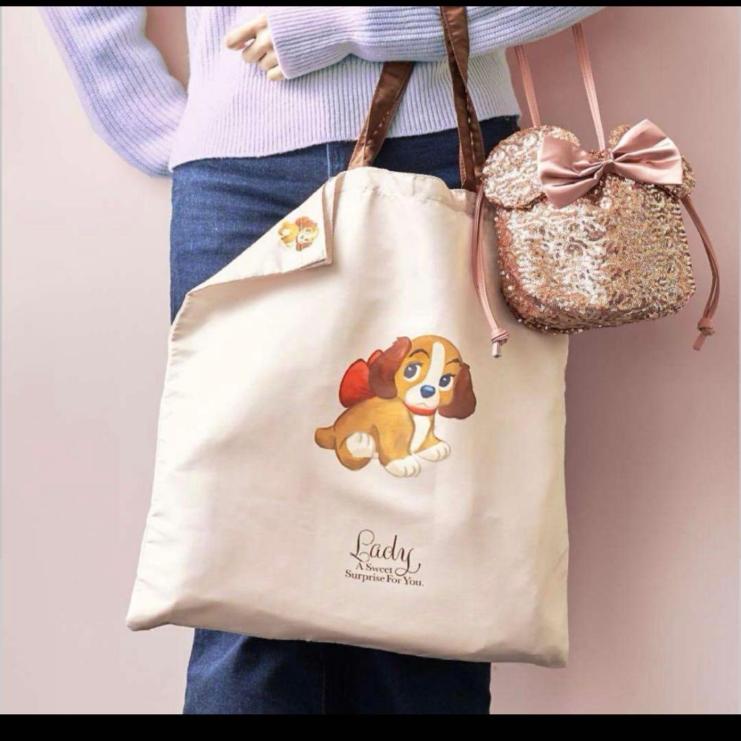 ディズニーストア レディ わんわん物語 エコバッグ - メルカリ