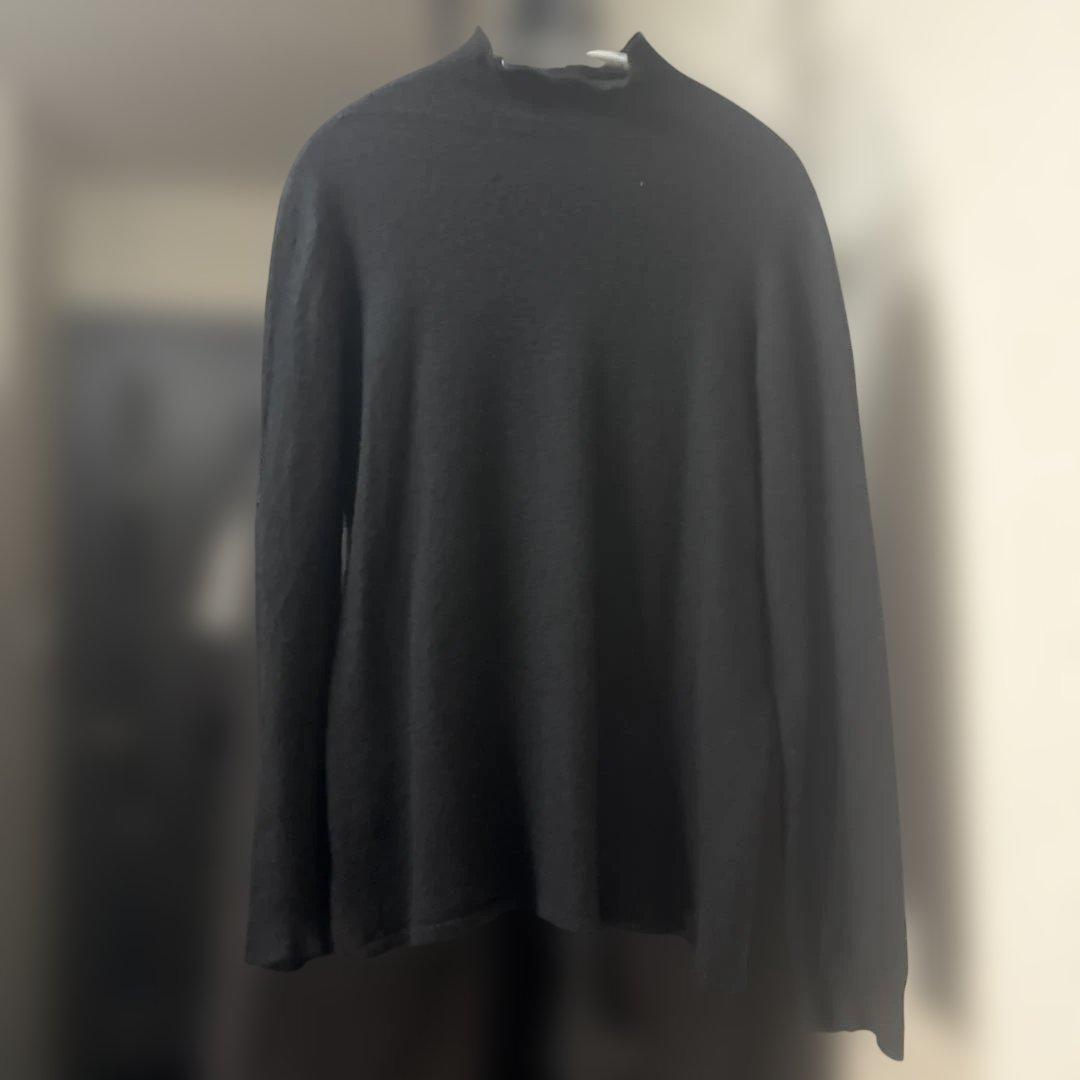 リックオウエンス　黒 ハイネック 長袖ニット 楽天市場】Rick Owens リックオウエンス ニット RU02D6637 RIBM メンズ