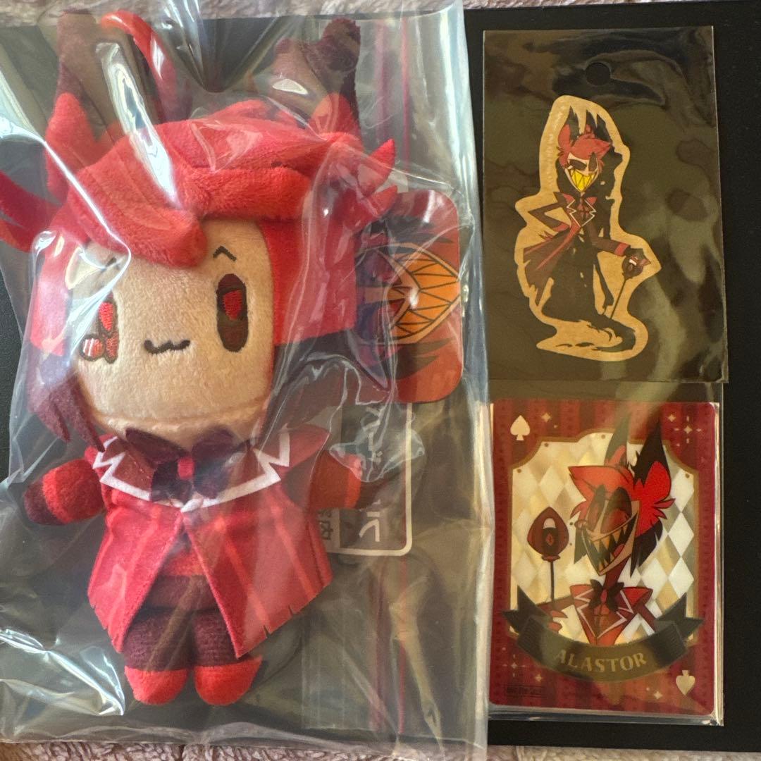 ハズビンホテル アラスター おすわりマスコット トランプ風カード