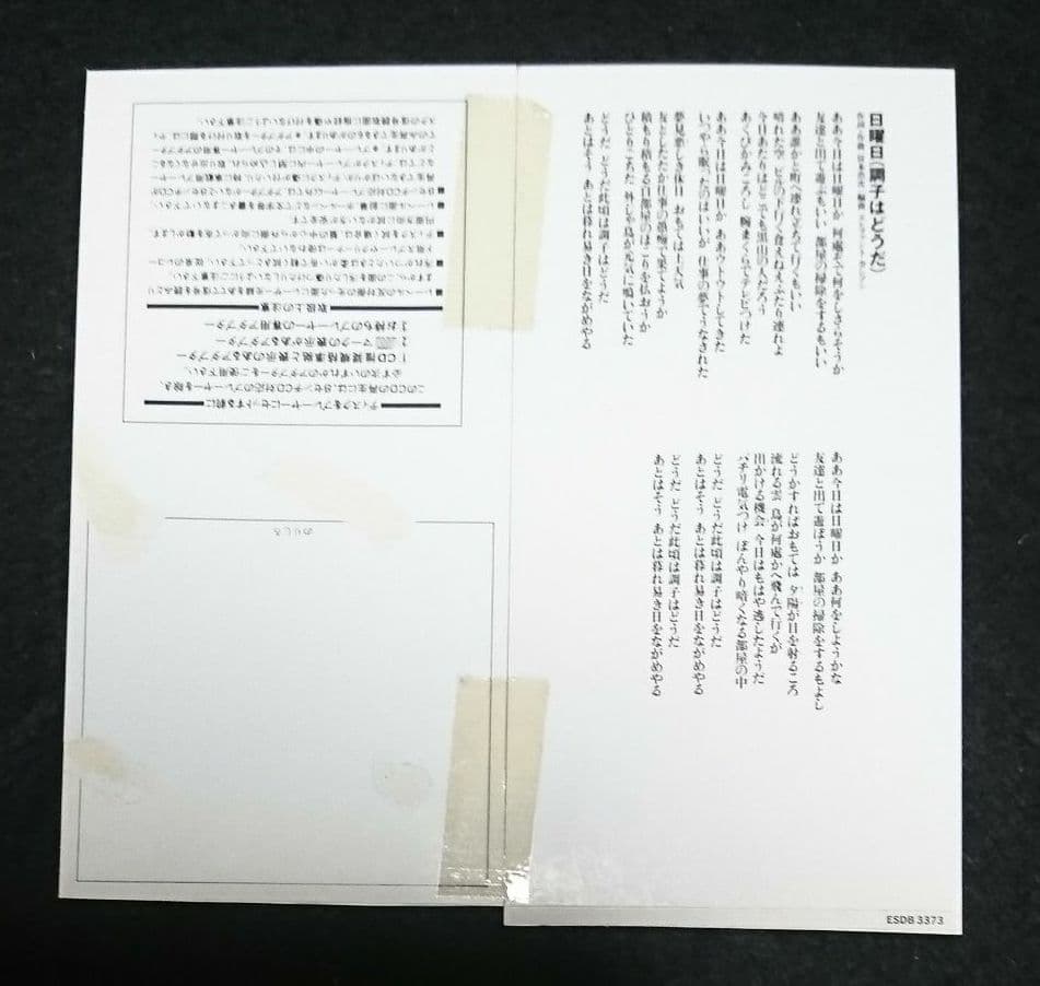 エレファントカシマシ/奴隷天国 8cm シングル エレカシ 宮本浩次