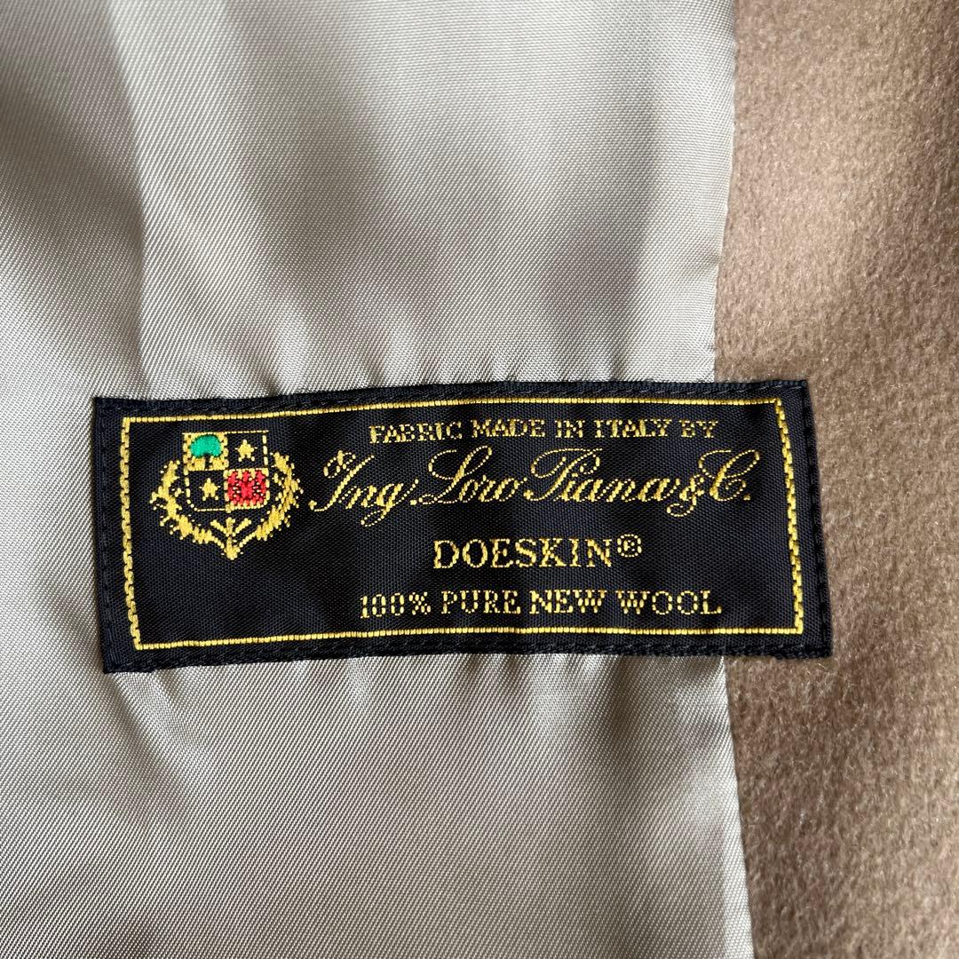 美品】23区20周年記念ベージュフード付きコート (ロロピアーナ) - メルカリ