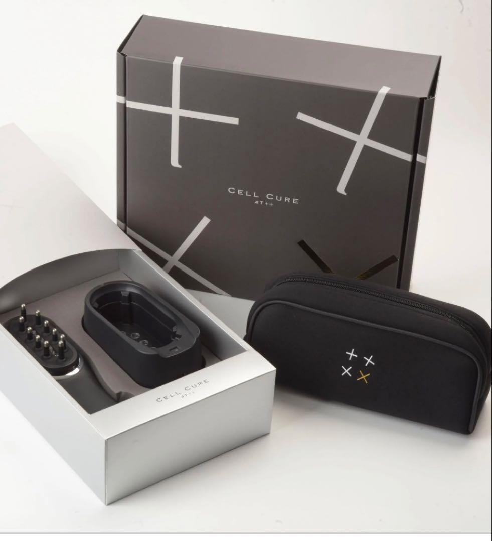 CELL CURE 4T++美顔器 ブラック セルキュア cell cure 4T ++ プラスプラス 美顔器 表情筋 EMS エステ