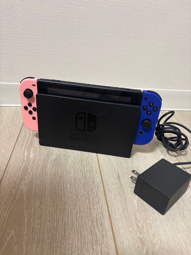 Nintendo Switch 本体 ピンク/ブルー Nintendo Switch 本体カバー グラデーション ハードケース 任天堂