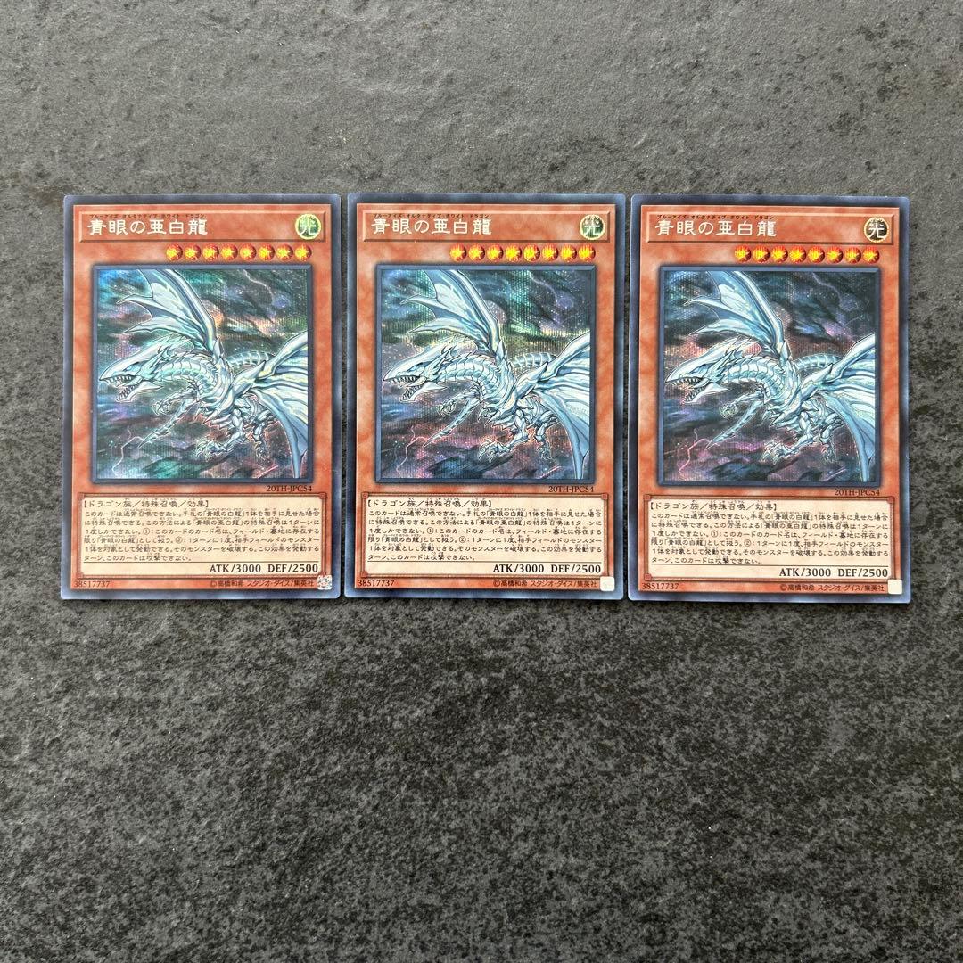 遊戯王 ブルーアイズオルタナティブホワイトドラゴン シークレットレア