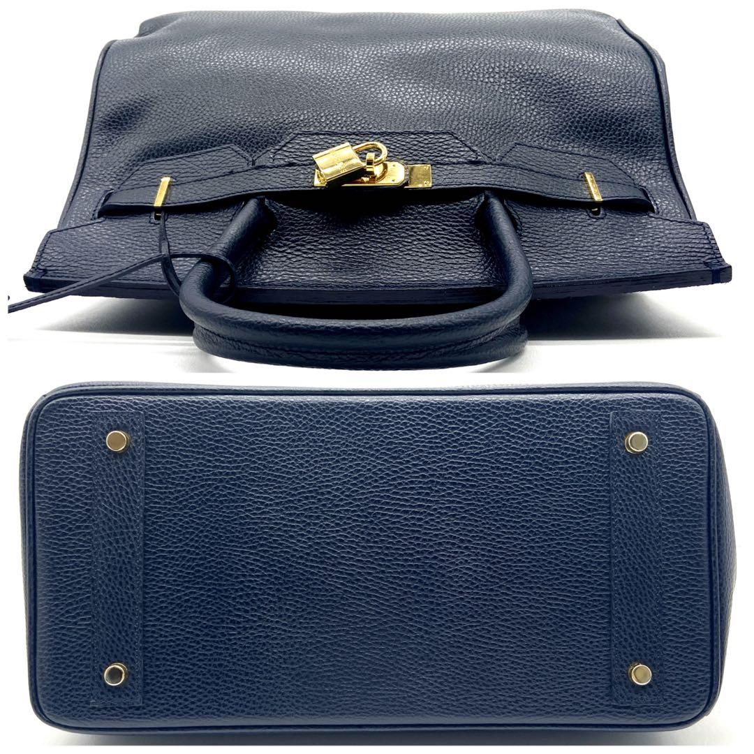 極美品】ヘンリー ハイクラス ハンドバッグ 35 カデナ ゴールド金具