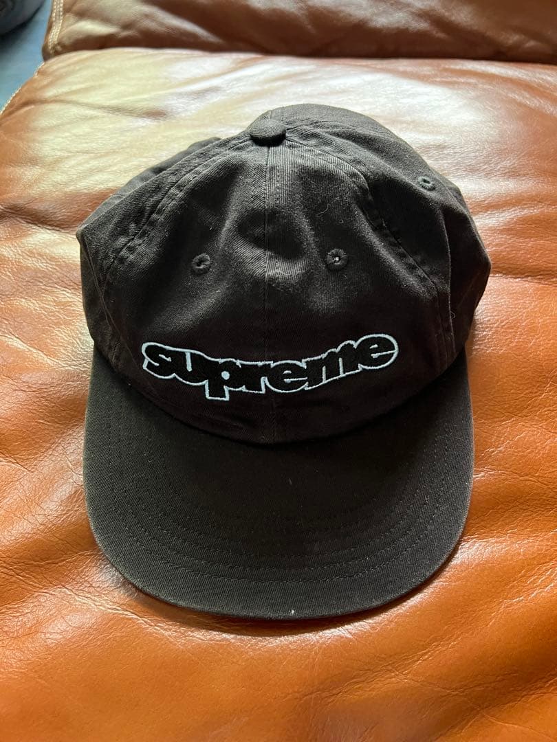 supreme cap 黒 モーガン蔵人着用同型同色 帽子 キャップ - メルカリ