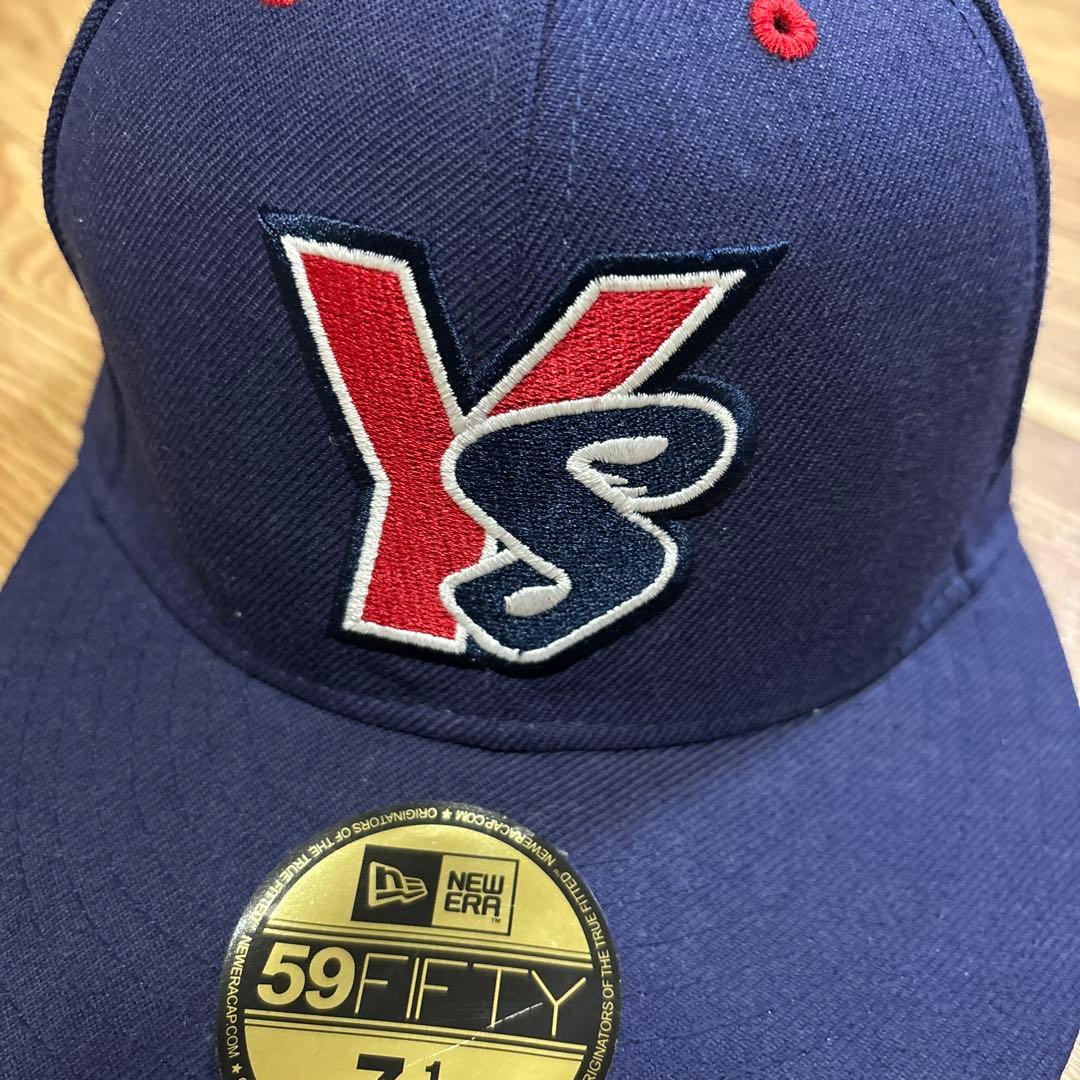 NEW ERA 59FIFTY ネイビー ヤクルトスワローズロゴ キャップ
