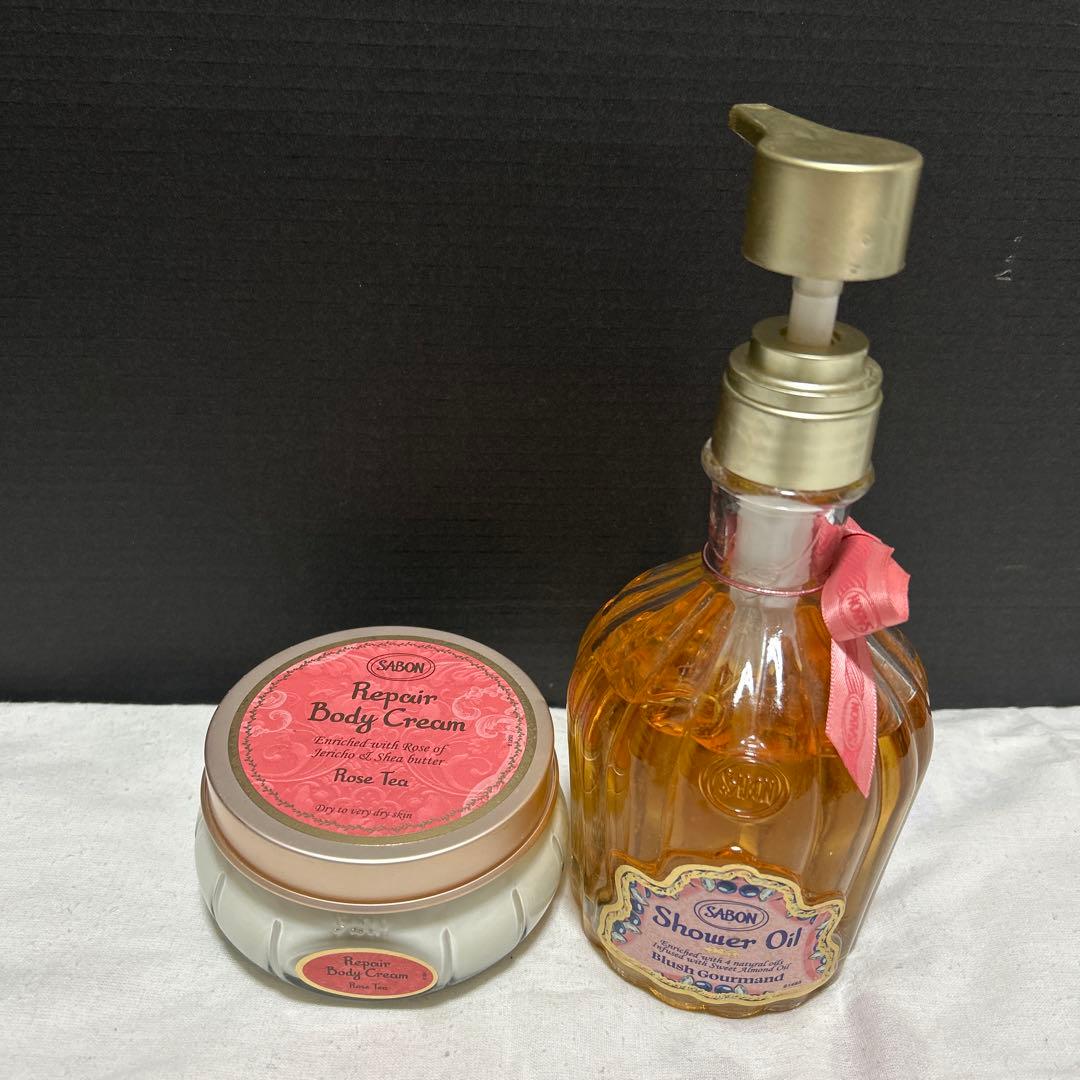 SABON サボン リペアボディクリーム ローズティー シャワージェル