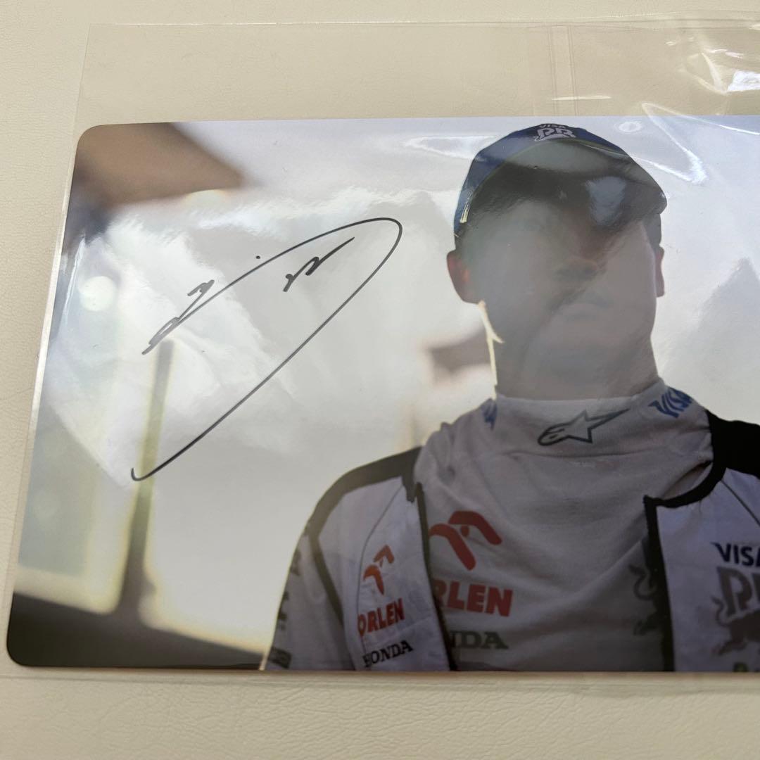 角田裕毅 サインカード F1 ドライバー - メルカリ