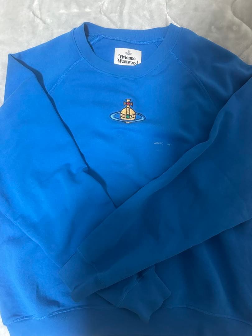 Vivienne Westwood 青 クルーネック トレーナー - メルカリ