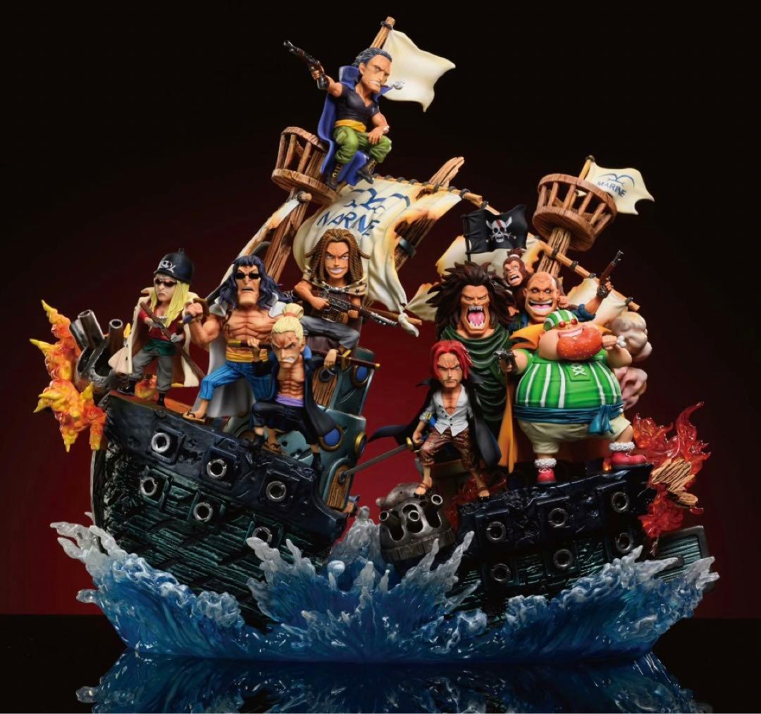 ワンピース 赤髪海賊団 特典付 フィギュア ガレージキット ワンピース neijuan スタジオ 赤髪 シャンクス ガレージキット 検品済