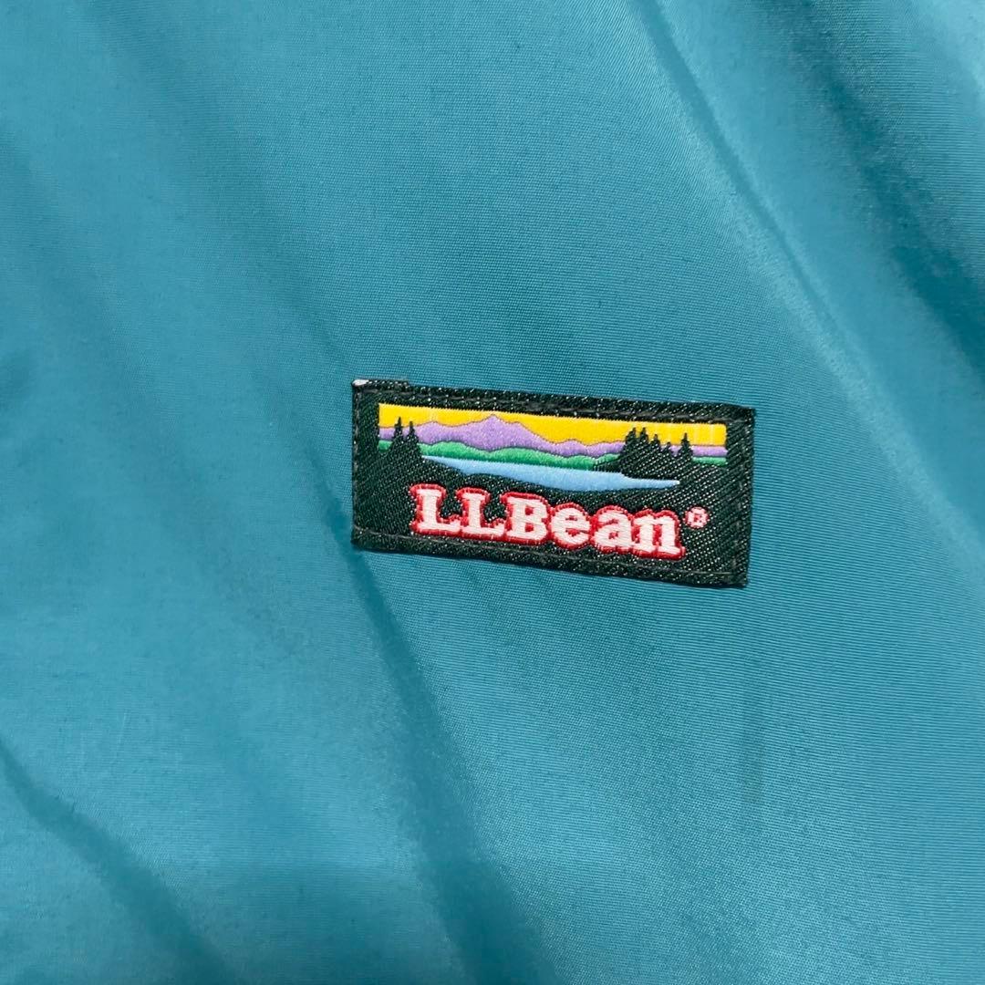 80s エルエルビーン スリーシーズンジャケット エメラルド 裏フリース