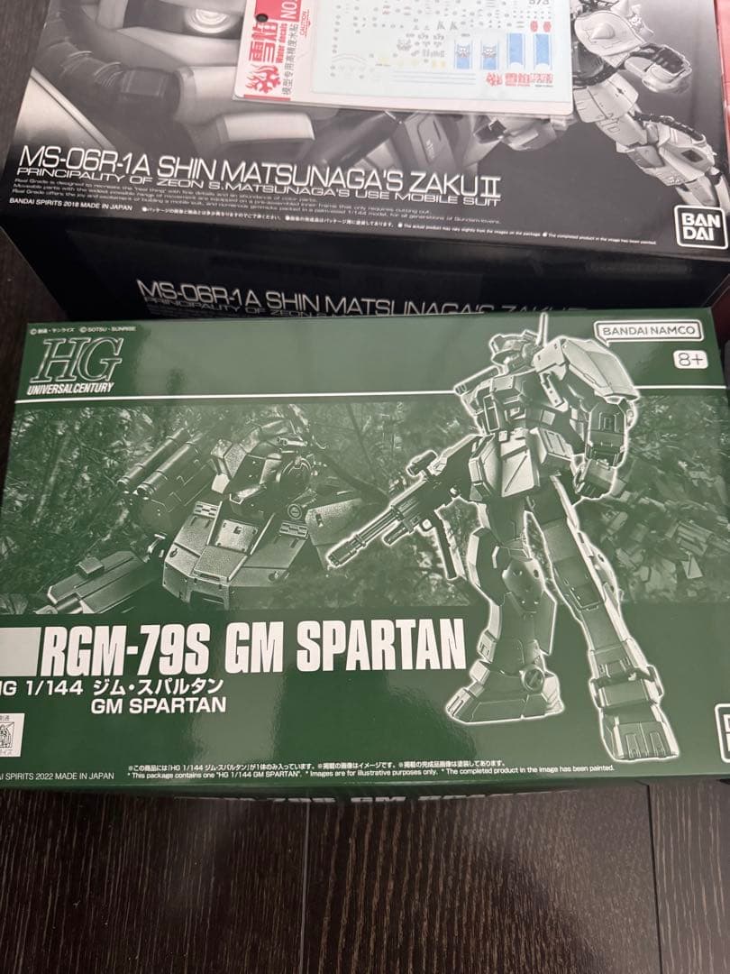 HG RG プレバン限定ザク8種 フルアーマガンダムジムスパルタンRGザク