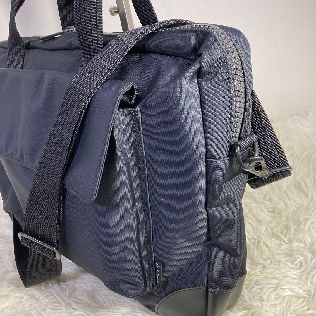 PaulSmith ポールスミス 2way ビジネスバッグ レザー A4収納 黒 - メルカリ