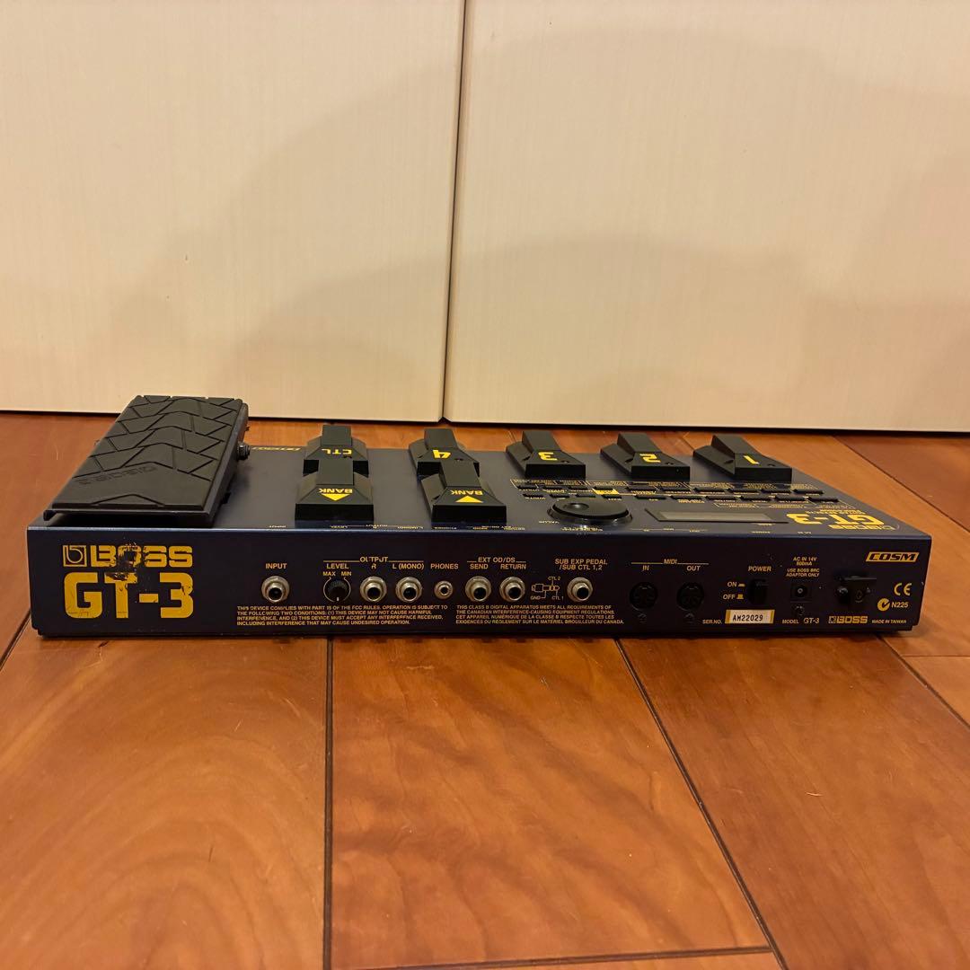 中古】BOSS GT-3 マルチエフェクター 純正アダプター - メルカリ